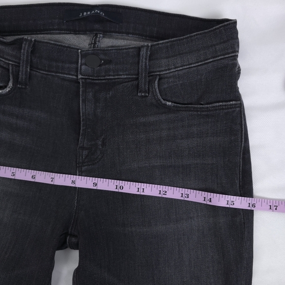 J Brand Affray Asymetric Hem Busted Knee Jeans 26 - Picture 6 of 11